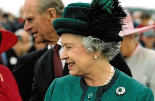 HM The Queen’s last visit to Carmarthenshire in June 2002 